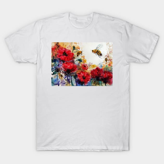 #floralexpression watercolor23 T-Shirt by Floral Your Life!